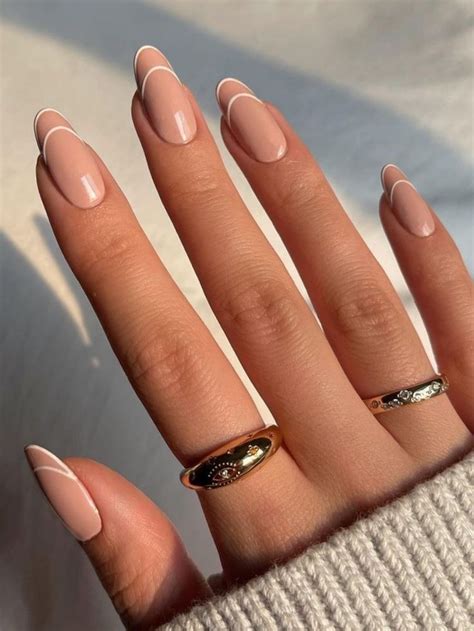 acrylic nails beige|french manicure with beige color.